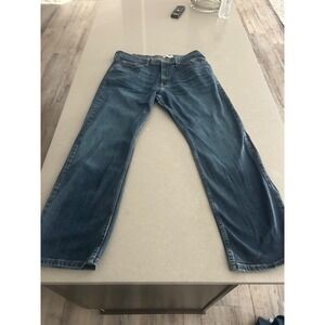 Wrangler‎ Mens Relaxed Boot Jeans Dark Wash Size 36x30 Comfort Fit